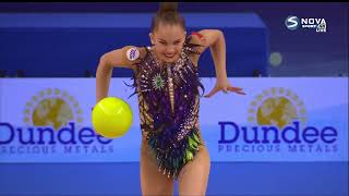 Anastasia Salos BLR  Ball QAA  37th European Championships 2021  26800 [upl. by Malissia]