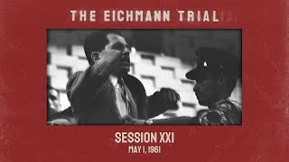 The Eichmann Trial Session 21 subtitled [upl. by Noirb]