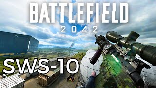 Battlefield 2042 SWS10 SNIPER Gameplay No Commentary [upl. by Annauqal]