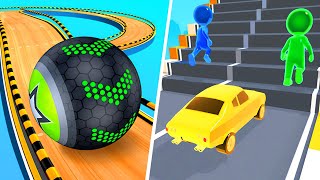 Shape shifting  Going Balls  All Level Gameplay AndroidiOS  BIG NEW APK UPDATE [upl. by Nisotawulo]