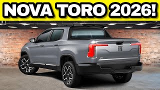 🚨 NOVA FIAT TORO 2026 22 TURBO DIESEL E HÍBRIDA FLEX [upl. by Philbo259]