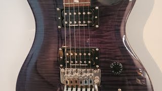 paul reed smith prs custom 24 with floyd rose tremolo it plays and sounds amazing flamed maple top [upl. by Krusche20]