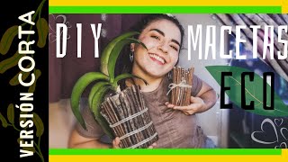 Cómo hacer macetas decorativas con materiales reciclados🌱 Video RAPIDO [upl. by Lenaj564]