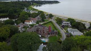 BeachMansion Barrington RI Drone Video [upl. by Eniretak]