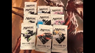 MTG Magic Core Set 2015 M15 Booster Pack Opening quotEnhancedquot [upl. by Armalla]