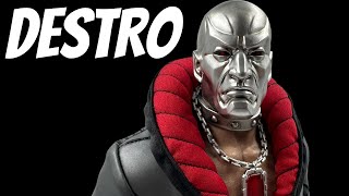 UNBOXING The Three Zero 16 DESTRO from GI Joe [upl. by Keheley]