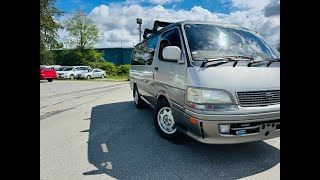 1998 Toyota Hiace Super Custom Limited Surrey British Columbia [upl. by Nnylatsyrc]