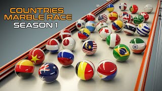 COUNTRIES MARBLE RACE  SEASON 1 [upl. by Cheadle315]