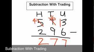 Subtraction With Trading [upl. by Deena414]