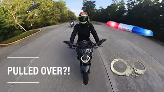 Morning Commute in Houston Suburb The Woodlands Texas 2022 Ducati Monster 4K [upl. by Auahsoj]