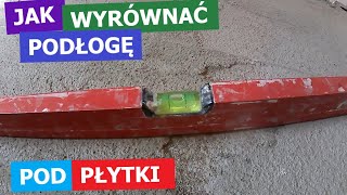 Zaprawa wyrównująca pod płytki [upl. by Keir]