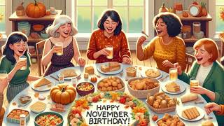 November Birthday Celebrations 🎈🎉 🎂 🎉 🎈november birthdays [upl. by Eilema]