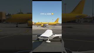 airspeed alive while taxiing is a real thing aviation cessna airbus flight simulator a320 172 [upl. by Lunetta126]