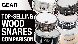 Top Selling Wood Snares  Drum Comparison  Gretsch DW Tama Sonor Pearl Mapex  Thomann [upl. by Manno]