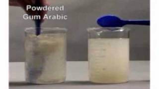 Powdered vs PreHydrated Gum Arabic [upl. by Asiel]