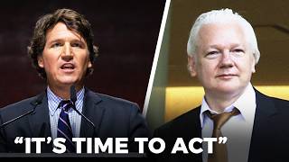 Tucker Carlson Responds to Julian Assange’s Release During Australia Speech [upl. by Hanfurd]