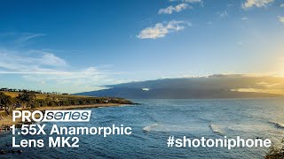 The most cinematic lens for iPhone and Android Beastgrip 155X Anamorphic Lens MK2 sample Hawaii [upl. by Assilla]