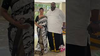 Mahalakshmi ♥️ Fat man wedding anniversary celebration 🎊trending wedding marriage shorts song [upl. by Christyna]