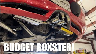 BUDGET PORSCHE BOXSTER BUILD EPISODE 2 EXHAUSTDYNO [upl. by Ruperto159]