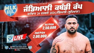 Jandiali Ludhiana  MLK Kabaddi Cup 2024 Live Now [upl. by Ande]