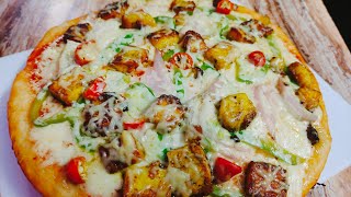 pizza recipe BANGLA  YUMMY 😋 PIZZA 🍕 RECIPE [upl. by Lamberto]