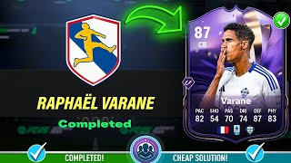 87 EOAE Raphael Varane SBC Completed  Cheap Solution amp Tips  FC 25 [upl. by Mosi]