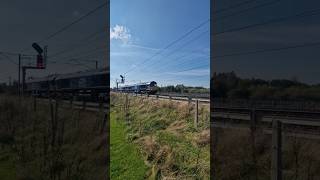 class 66 422 66 108 gives tones as it passes light loco through Winwick jn class66 trainspotting [upl. by Karly738]