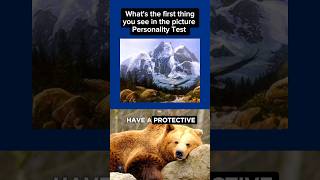 Whats the first thing you see in this picture personality type test personality music ytshorts [upl. by Ahsined]