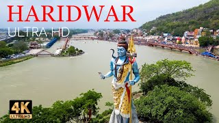 Haridwar in 4K Ultra HD drone views Gateway of Chardham Yatra [upl. by Marcel923]