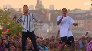 Samir och Viktor Shuffla LIVE Allsång på Skansen 2018 [upl. by Hughes]