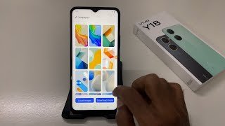 VIVO Y18 me Wallpaper kaise set Kare  How to Manage Display Settings Set Wallpaper on VIVO Y18 [upl. by Drobman393]