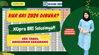 KUR BRI 2024 dibukaKupra BRI Solusinya bank bankbri [upl. by Itnahsa854]