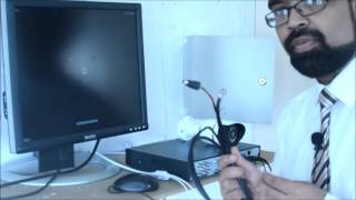 basic maplin CCTV system installation [upl. by Rosane208]