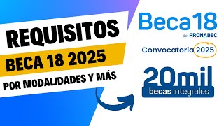 2 Beca 18 2025  REQUISITOS OFICIALES y todo lo que necesitas saber ✅ [upl. by Ssenav167]