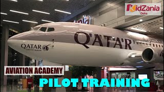 KIDZANIA Doha  Aviation Academy  Pilot Training  Qatar Airways [upl. by Ahselat]