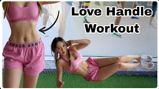 love handle workout fitness temple gym gym fitness GuruMannFitness [upl. by Enneiviv]