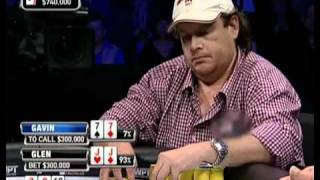 FR World Poker Tour WPT 04 Saison 7 Partie 2  24 [upl. by Nolava]