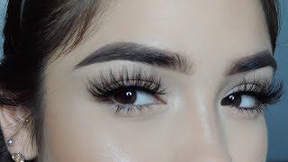 COMO APLICAR PESTAÑAS POSTIZAS FACIL Y RAPIDO✨💖 lashes mink [upl. by Shannen]