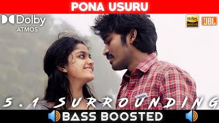 PONA USURU SONG  BASS BOOSTED  DOLBY ATMOS  JBL  51 SURROUNDING  NXT LVL BASS [upl. by Eniron]