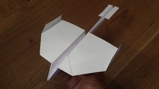 How To Make a Paper Airplane that Flies Far  Worlds Best Paper Airplane Swallow [upl. by Maxa67]