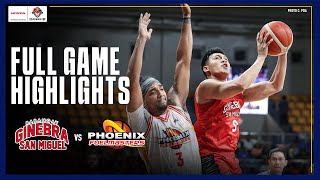 GINEBRA vs PHOENIX  FULL GAME HIGHLIGHTS  PBA SEASON 49 GOVERNORS CUP  SEPTEMBER 18 2024 [upl. by Ativad]