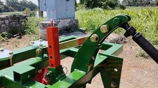 Sugarcane root shaver machine for mini tractor [upl. by Ardisi]