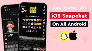 install iOS SNAPCHAT For Android Latest version  iPhone Snapchat on Android 2024✨ [upl. by Zenobia659]