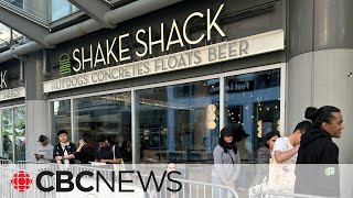 Shake Shack opens 1st Canadian location in Toronto [upl. by Brit]