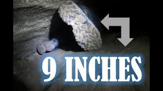 Not for the Claustrophobic  9 Inch Cave  Spelunking  Caving [upl. by Able]