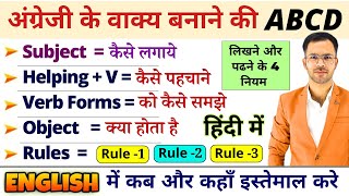 Subject Verb Object in English Grammar  Subject object Verb कैसे पहचाने   Parts of Sentence [upl. by Acenes]