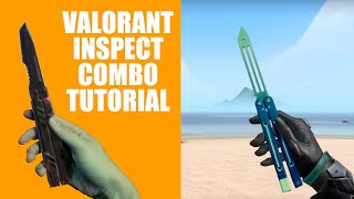 Valorant Inspect Animation Balisong Tutorial Advanced Combo 1 [upl. by Comstock726]