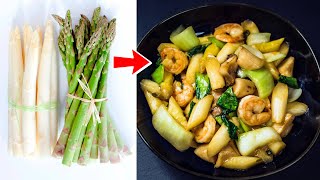 🥢Spargel trifft Pak Choi ich nenne das kreativ【chinesisch kochen rezepte】 [upl. by Dex]