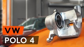 Hoe een remklauw vooraan vervangen op een VW POLO 4 9N3 HANDLEIDING AUTODOC [upl. by Kittie]