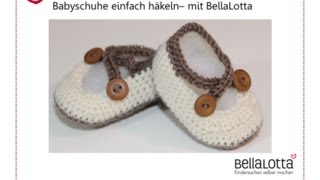 Babyschuhe einfach häkeln [upl. by Mcmahon]